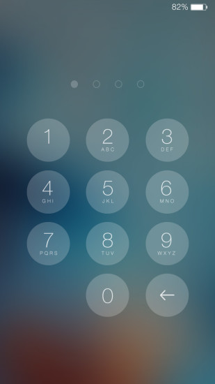 最美iOS8主题锁屏